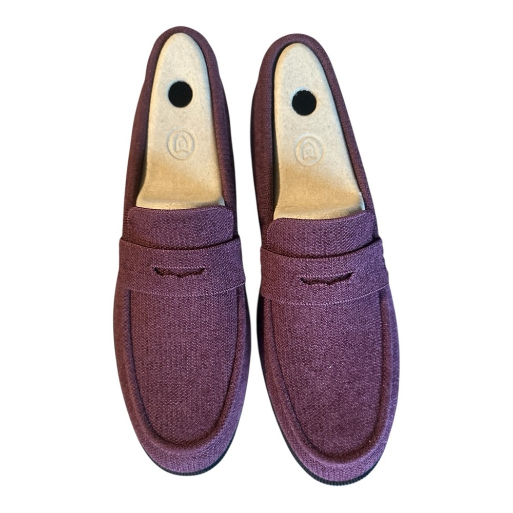 Rothy’s Revelvet Penny Loafer Syrah Size 11 New With Box